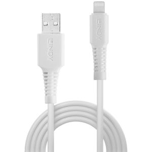 Lindy - Câble USB Type A vers Lightning Blanc, 1m