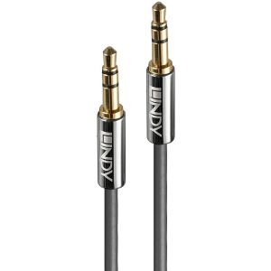 Lindy - Câble Audio Jack 3.5mm, Cromo Line, 0.5m