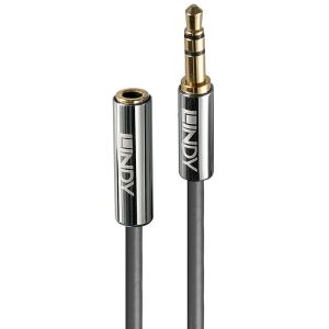 Lindy - Rallonge Audio Jack 3.5mm, Cromo Line, 2m