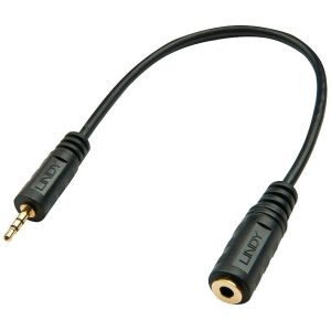 Lindy - Adaptateur Audio 2.5mm mâle vers 3.5mm femelle 