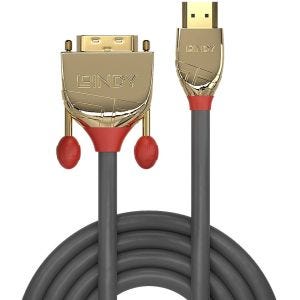 Lindy - Câble HDMI vers DVI, Gold Line, 1m
