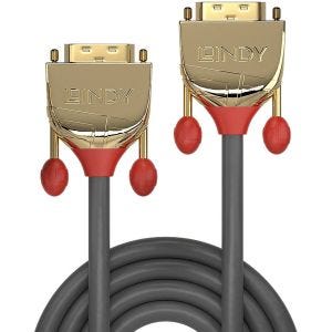 Lindy - Câble DVI-D Dual Link, Gold Line, 0.5m