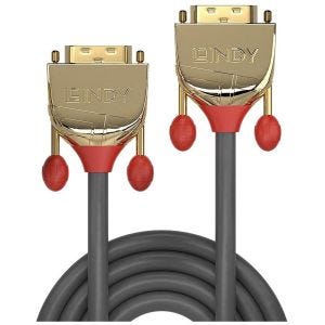 Lindy - Câble DVI-D Dual Link, Gold Line, 2m