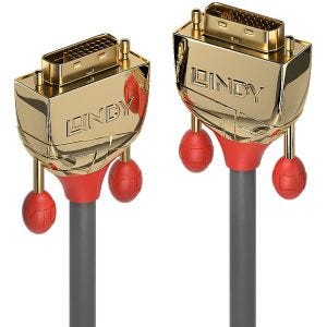 Lindy - Câble DVI-D Dual Link, Gold Line, 5m