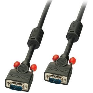Lindy - Câble VGA M/M, noir, 0,5m