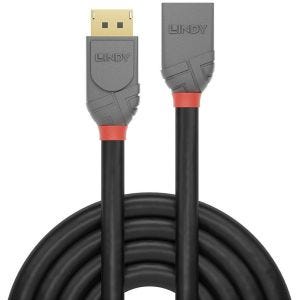 Lindy - Rallonge DisplayPort 1.4 Anthra Line, 3m