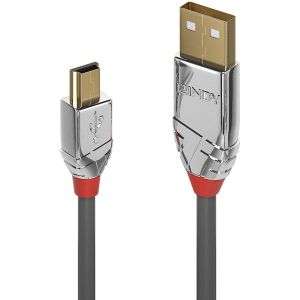 Lindy - Câble USB 2.0 Type A vers Mini-B, Cromo Line, 2m