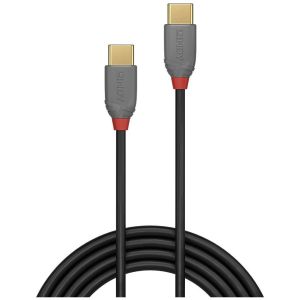 Lindy - Câble USB 2.0 Type C, 3A, Anthra Line, 3m