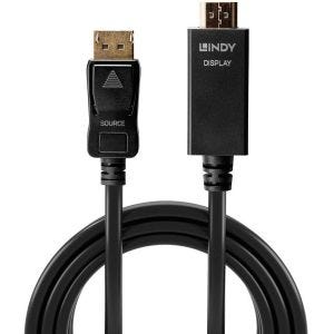 Lindy - Câble DisplayPort vers HDMI 10.2G, 3m