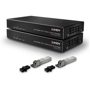 Lindy - Kit Extender Fibre Optique HDMI 4K60, IR, RS232 & Audio, 300m/1000m