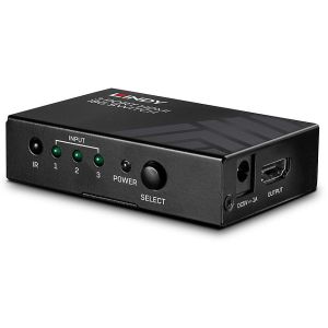 Lindy - Switch HDMI 3 ports, 18G