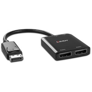 Lindy - Hub MST DisplayPort 1.2, 2 ports 
