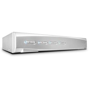 Lindy - Switch KVM DisplayPort 1.2, USB 2.0 & audio, 4 ports