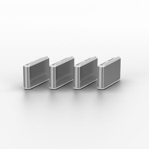 Lindy - Bloqueurs de port USB Type C (sans clé) - pack de 10, Blanc