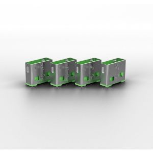 Lindy - Clé pour bloqueurs de port USB Type A - avec 4 verrous, Vert