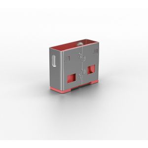 Lindy - Bloqueurs de port USB Type A (sans clé) - Pack de 10, Rose