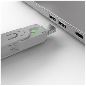 Lindy - Clé pour bloqueur de port USB Type A, Vert