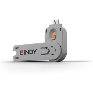 Lindy - Clé pour bloqueur de port USB Type A, Orange