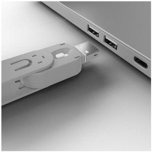 Lindy - Clé pour bloqueur de port USB type A, Blanc
