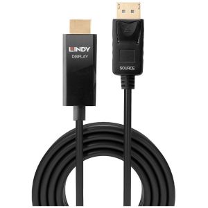 Lindy - Câble actif DisplayPort vers HDMI avec HDR, 3m
