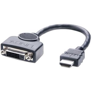 Lindy - Câble adaptateur HDMI A mâle / DVI-D femelle, 0.2m