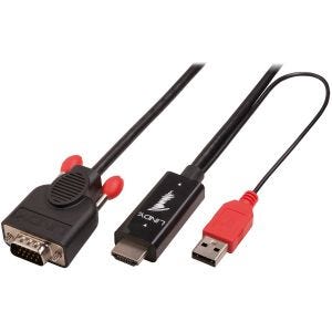 Lindy - Câble HDMI vers VGA, 1m