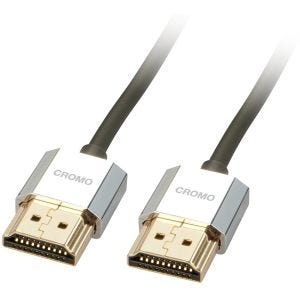 Lindy - Câble HDMI® Slim, compatible HDMI 2.0 Ultra HD, Ethernet CROMO®, type A/A, 0.5m