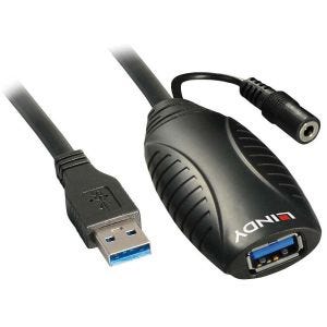 Lindy - Rallonge active USB 3.0, 15m
