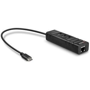 Lindy - Convertisseur Hub USB 3.2 Type C & Ethernet Gigabit