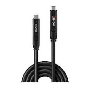 Lindy - Câble Hybride Type C USB 3.2 Gen 1 & DP 1.4, 10m 