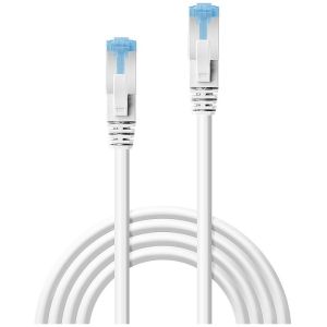 Lindy - Câble réseau Blanc Cat.6A S/FTP LSZH, 0.5m 