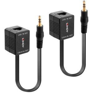 Lindy - Extender Audio Analogique Cat.6 3.5mm, 500m 