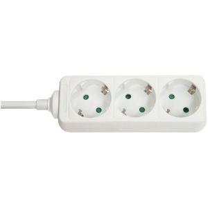 Lindy - Multiprise 3 prises Schuko, blanc 
