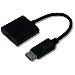 Lineaire ADHD724 câble vidéo et adaptateur 0,1 m Mini DisplayPort HDMI Type A (Standard) Noir