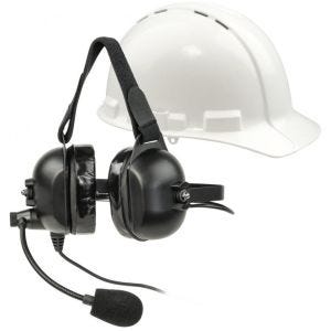 Listen LA-455 Casque stéréo avec micro, réduction de bruit de 25,5dB, pour casque de chantier