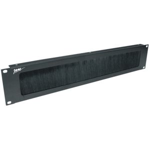 Middle Atlantic Products BR2 Panneau Passe-câbles Brosse (Entrée de câbles propre et organisée)