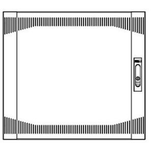 Middle Atlantic Products Vented Front Door 12U (Porte avant ventilée)