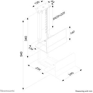 Neomounts CPU-D200BLACK Support pour ordinateur (max 30 kg)