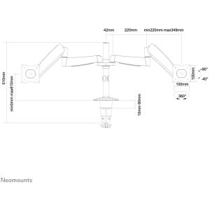 Neomounts support moniteur de bureau - FPMA-D950D