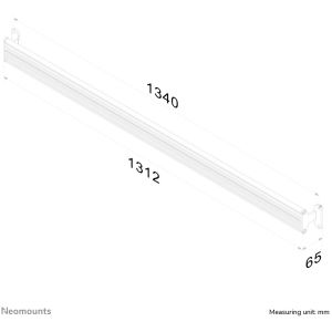 Neomounts FPMA-WTB100 Barre Murale pour Écrans (10-24 pouces)