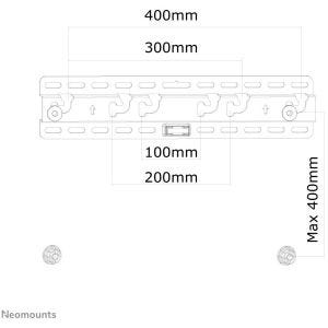 Neomounts LED-W040 Support mural ultra-plat pour écran (23-52 pouces)