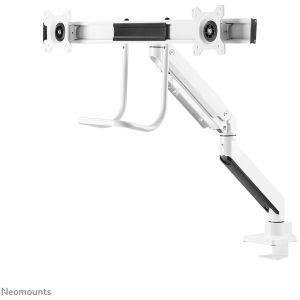 Neomounts NM-D775DXWHITE Support d'écran (Double, Ressort à gaz)