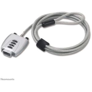 Neomounts NSVGALOCK Câble de sécurité avec cadenas (Verrouillage à combinaison)