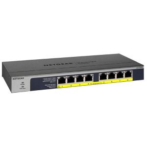 NETGEAR GS108PP Switch Gigabit Ethernet non géré (Power over Ethernet)