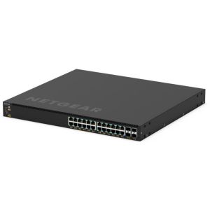 NETGEAR GSM4328-100AJS Géré L3 Gigabit Ethernet (10/100/1000) Connexion Ethernet, supportant l'alimentation via ce port (PoE) 1U Noir