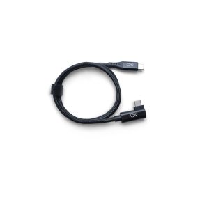 OCHNO USB-C-to-C Cable Gen2 angled 0.7m black