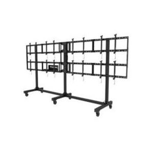 Peerless DS-C555-4X2 Chariot et Support Multimédia (Pour Mur Vidéo)