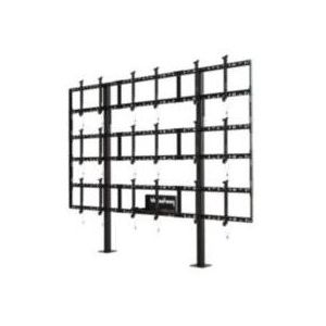 Peerless DS-S555-3X3 Chariot et Support Multimédia (Pour Mur Vidéo 3x3)