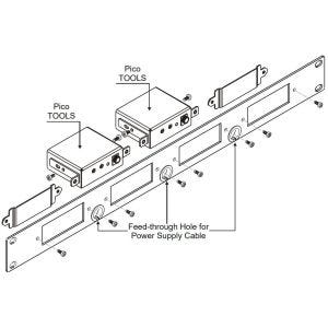 Kramer Electronics RK−4PT−B Châssis de rack