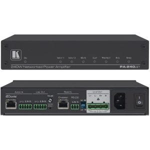 Kramer Electronics PA-240Net  Amplificateur compact avec égalisations et HPF 1x240W 100V ou 2x120W 4/8Ω